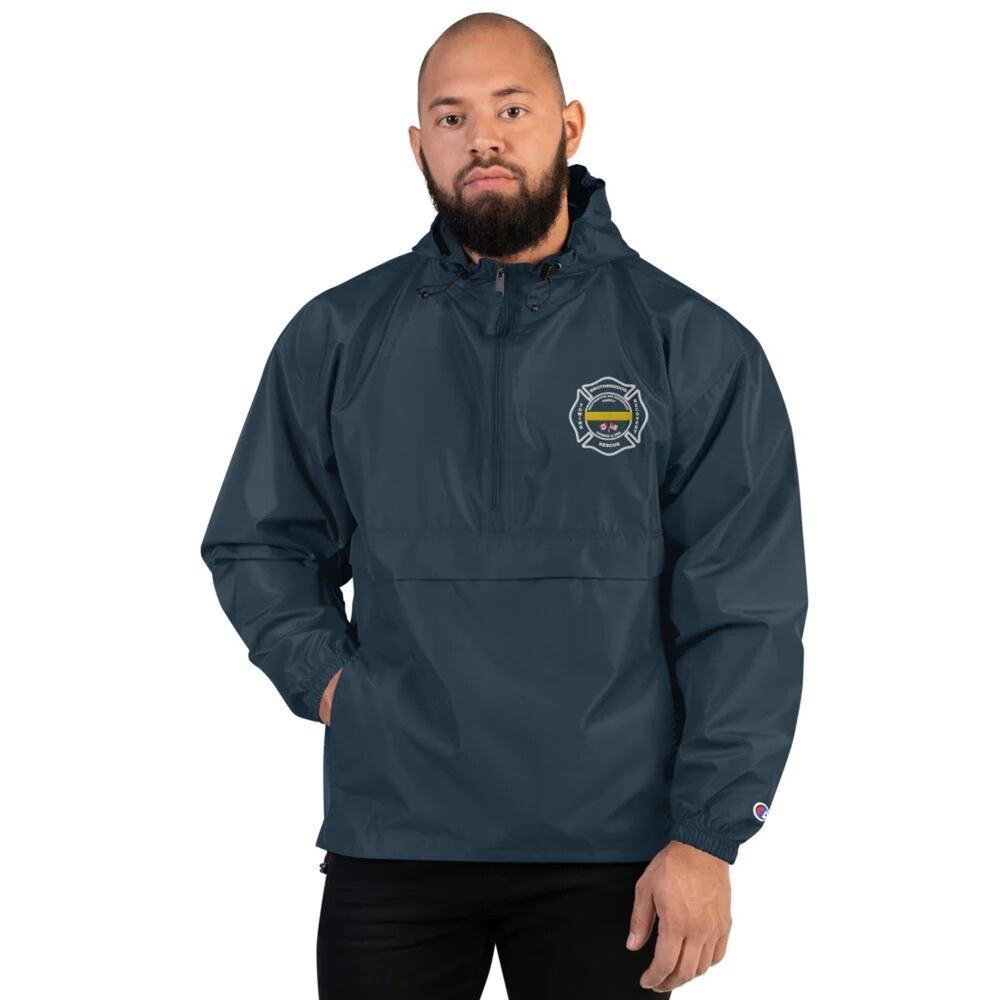Unisex NWT CHAMPION Stadium Gear Navy Blue Performance Jacket Sz L - Picture 2 of 11